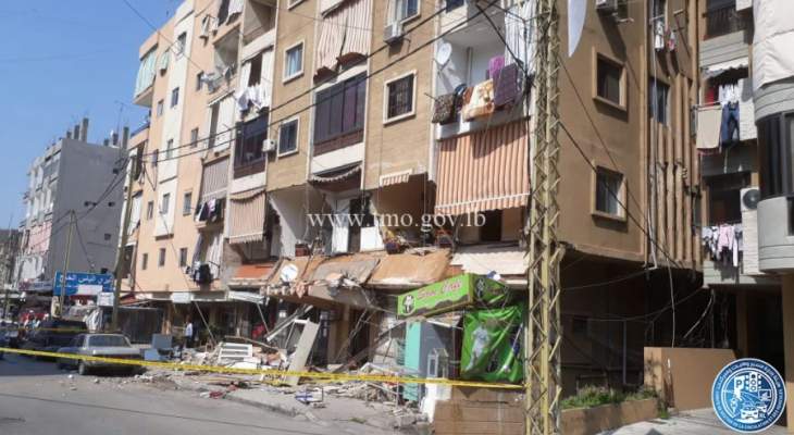 لبنان الحر: إخلاء مبنى مهدد بالانهيار في النبعة