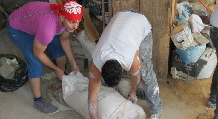شبيبة كاريتاس لبنان تؤهل منازل محتاجين في صيدا