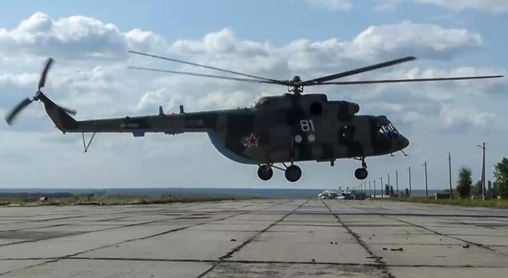 الدفاع الروسية: هبوط اضطراري لمروحية عسكرية بريف الحسكة