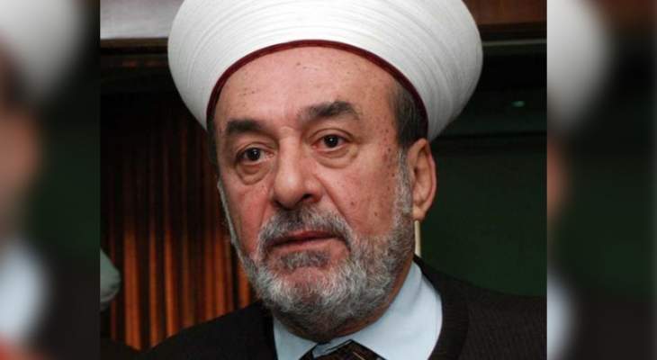 المفتي سوسان: للحرص على حرمة مساجد صيدا وقدسيتها 