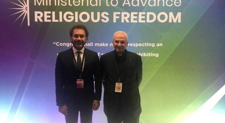 مجلس كنائس الشرق الأوسط شارك بـ"المؤتمر الوزاري لتعزيز الحرية الدينية" في واشنطن