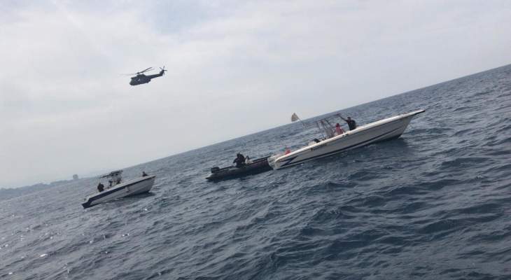 "LBCI": مغاوير البحر والقوات البحرية في الجيش عثرت على الطائرة المدنية التي سقطت قبالة شاطئ حالات