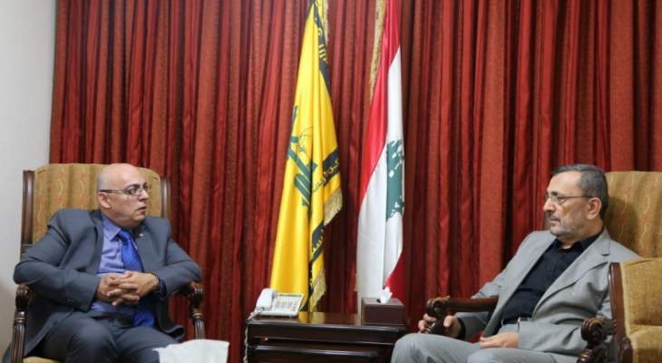 ابو سعيد التقى مسؤول العلاقات العربية في حزب الله