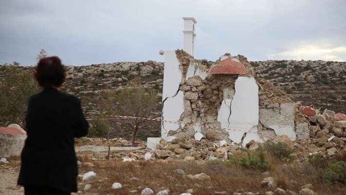 زلزال بقوة 6 درجات ضرب جزيرة كريت اليونانية