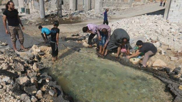 نوفوستي:القتال بمحيط محطة ضخ مياه حلب أدى الى انقطاع المياه عن المدينة