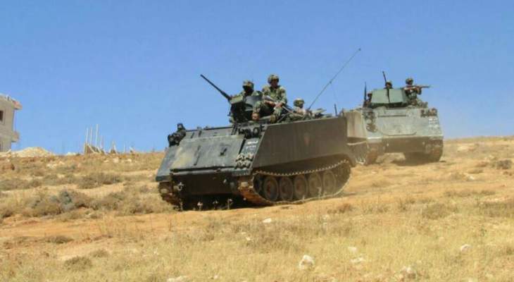 النشرة: الجيش اللبناني يسيطر على مرتفعات عدة في جرود رأس بعلبك 