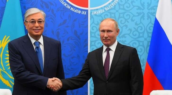 بوتين بحث مع رئيس كازاخستان المسائل الآنية والملحة في العلاقات الثنائية