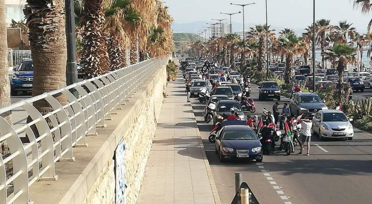 حركة الناصريين المستقلين المرابطون نظمت مسيرة سيارة دعماً للقدس