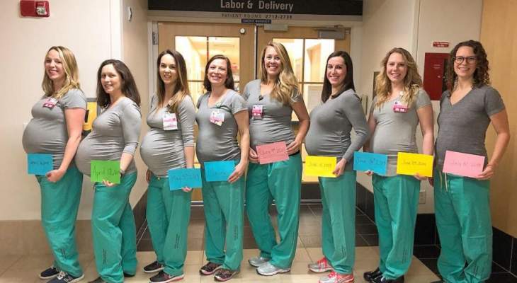 حمل جماعي لـ9 ممرضات يعملن في قسم واحد بمركز طبي أميركي