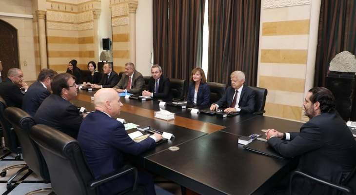 كوبيتش: ندعم الأهداف الإصلاحية والقرارات المعتمدة من الحكومة اللبنانية