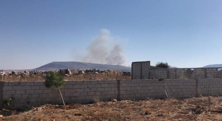 الجيش الاسرائيلي يعلن اطلاق النار ردا على استهداف مواقع له من لبنان