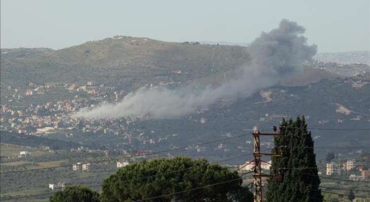 النشرة: غارة من مسيرة إسرائيلية على محيط بلدة بيت ليف جنوبي لبنان