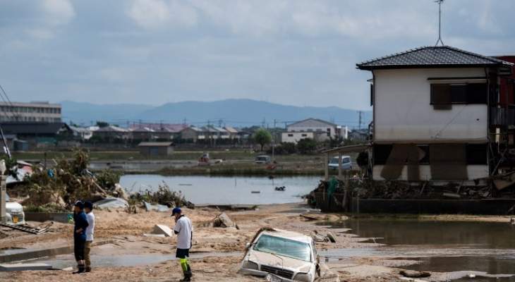 إرتفاع عدد ضحايا الأمطار الغزيرة والسيول في اليابان إلى 176 قتيلا