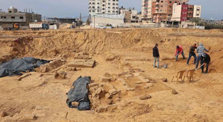 إكتشاف قبور رومانية تعود لألفي عام في غزة