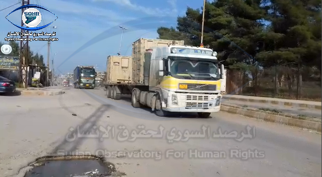 المرصد السوري: 40 آلية عسكرية للتحالف الدولي دخلت الأراضي السورية باتجاه ريف الحسكة