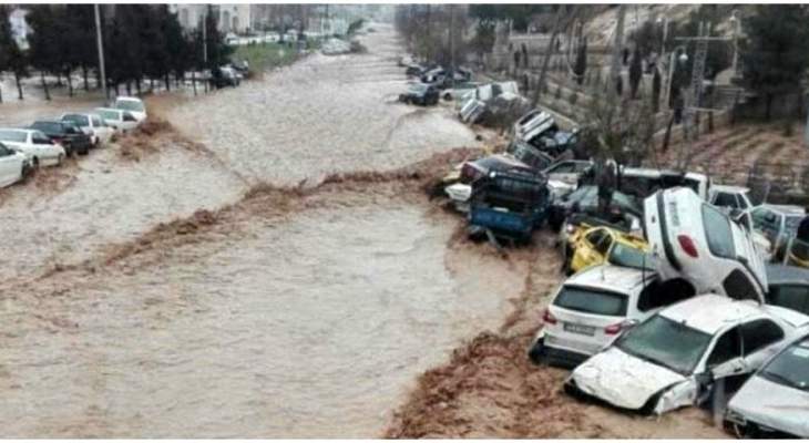 ارتفاع حصيلة ضحايا السيول في إيران إلى 62 شخصا