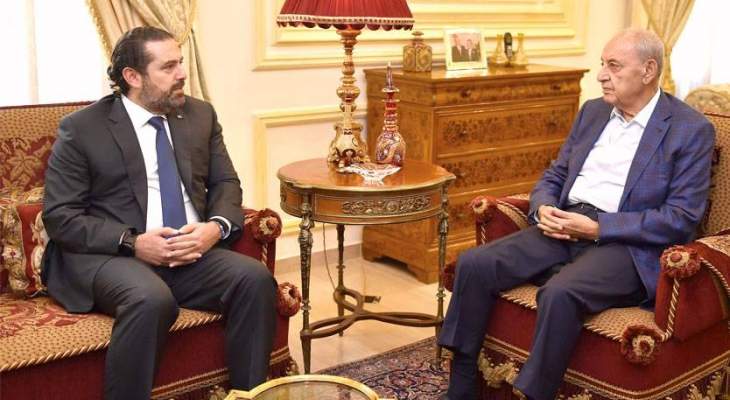 الجمهورية: الحريري أكد لبري خلال اتصال أمس أن لا استقالة ولا تعديل للحكومة