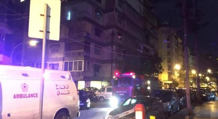 الدفاع المدني: إخماد حريق داخل شقة في بيروت والأضرار مادية