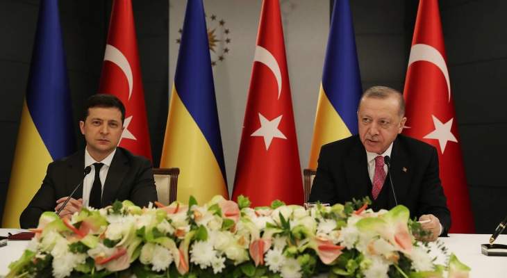 اردوغان: نأمل بانتهاء التصعيد شرقي أوكرانيا بأقرب وقت وحل النزاع عبر الحوار 