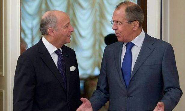 لافروف وفابيوس بحثا خلال اتصال هاتفي التحضير للمفاوضات السورية بجنيف 