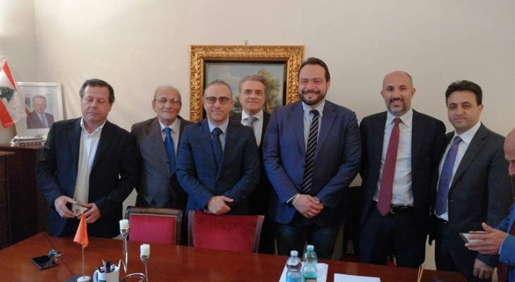 ماسيمو للتيار الوطني الحر في إيطاليا: ملتزمون والحكومة الإيطالية تجاه لبنان 
