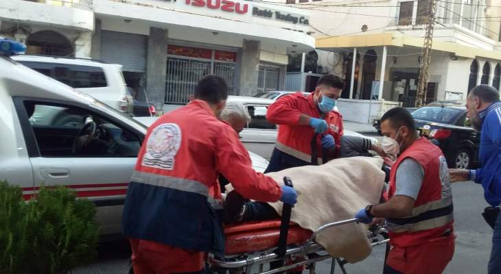 النشرة: جريح نتيحة حادث صدم في شارع رياض الصلح في صيدا