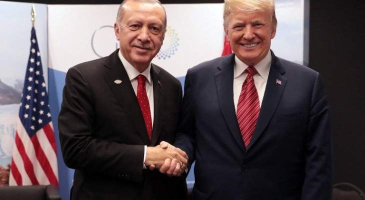 اردوغان وترامب بحثا بالمستجدات في ليبيا وسوريا واتفقا على تعزيز التعاون بين البلدين
