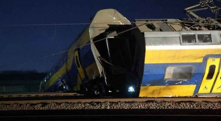 خدمات الطوارئ الهولندية: إصابة العشرات جراء خروج قطار عن مساره
