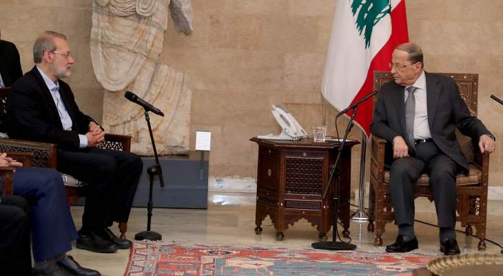 مصادر وزارية للشرق الأوسط: الرئيس عون لم يرد على العرض الإيراني لتحسين الأوضاع