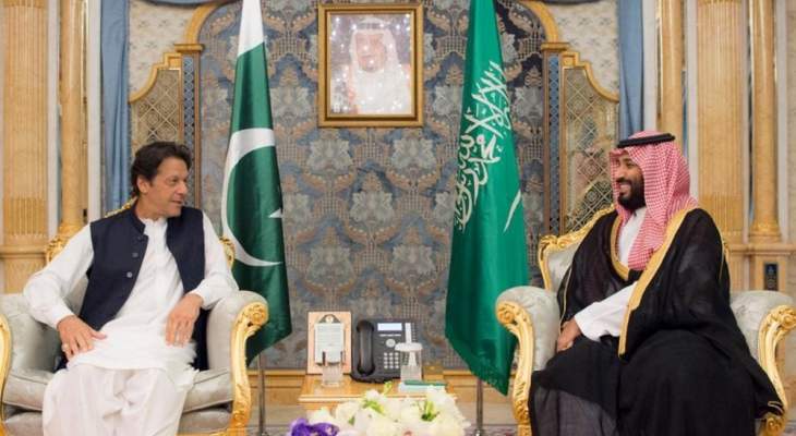 ولي عهد السعودية ورئيس وزراء باكستان بحثا بتطور الأوضاع في المنطقة