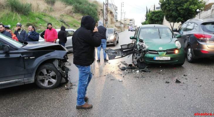 النشرة: جريحان نتيجة حادث سير في منطقة الشرحبيل في بقسطا