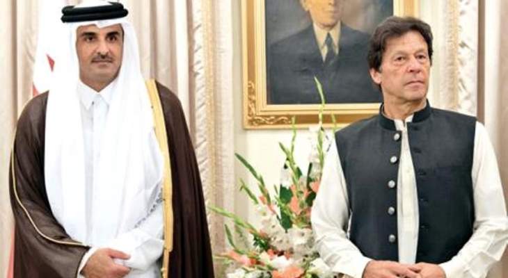 رئيس وزراء باكستان وأمير قطر بحثا بالعلاقات الثنائية والقضايا الإقليمية المشتركة