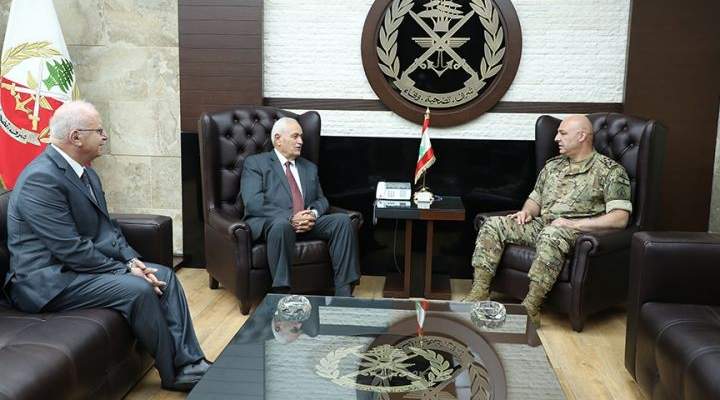 قائد الجيش التقى عسيران ورئيس فرق تدريب القوات الخاصة بالجيش الأميركي