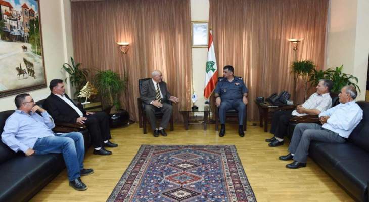 اللواء عثمان التقى رئيسى بلديتي السعيدي وبقسطا ورئيس حركة لبنان التجدد