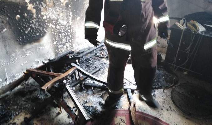 اندلاع حريق داخل شقة في الطبقة السابعة من مبنى سكني في الغبيري