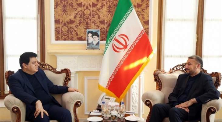 عبد اللهيان: إيران تدعم سوريا وترحب بأي خطوة تحفاظ على أراضيها