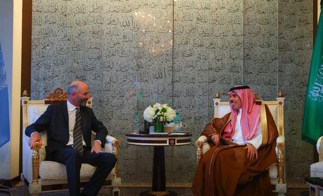 وزير الخارجية السعودي يبحث مع المبعوث الأميركي الخاص لشؤون إيران التطورات تجاه البرنامج النووي