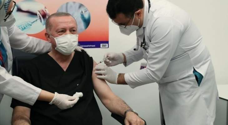 أردوغان تلقى جرعة لقاح كورونا الثانية: نهدف لتطعيم مواطنينا بأسرع وقت