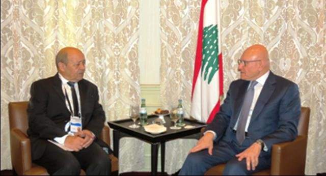  سلام عرض في ميونيخ مع وزير الدفاع الفرنسي اوضاع لبنان والمنطقة 