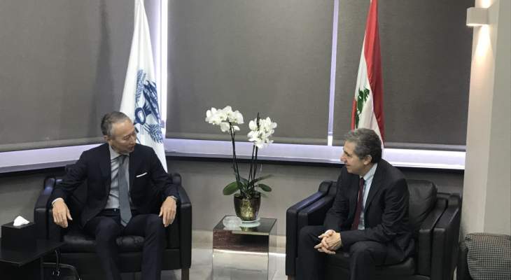 وزني عرض مع سفير اليابان للمساعدات التي تقدمها بلاده للبنان 