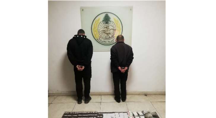 الجيش: توقيف شخصين في الشياح لتعاطيهما لمخدرات وترويجها