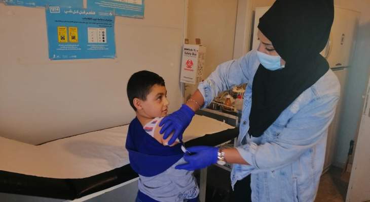 وزارة الصحة واصلت حملة التلقيح للأطفال في قرى وبلدات قضاء مرجعيون