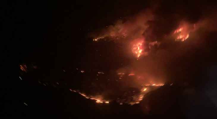 السلطات الأميركية: حرائق الغابات في كاليفورنيا سريعة الإنتشار ودمرت 10 منشآت