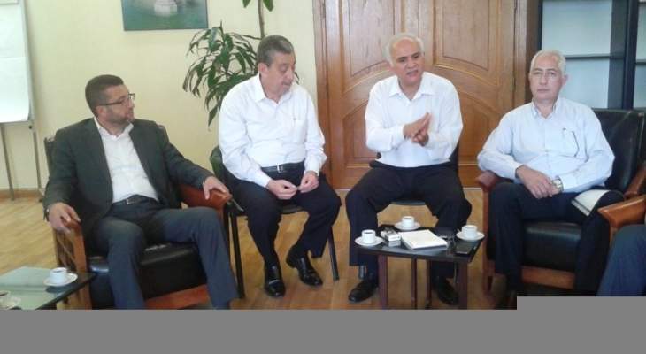 رئيس بلدية طرابلس استعرض شؤون المدينة مع رئيس جمعية تجار طرابلس