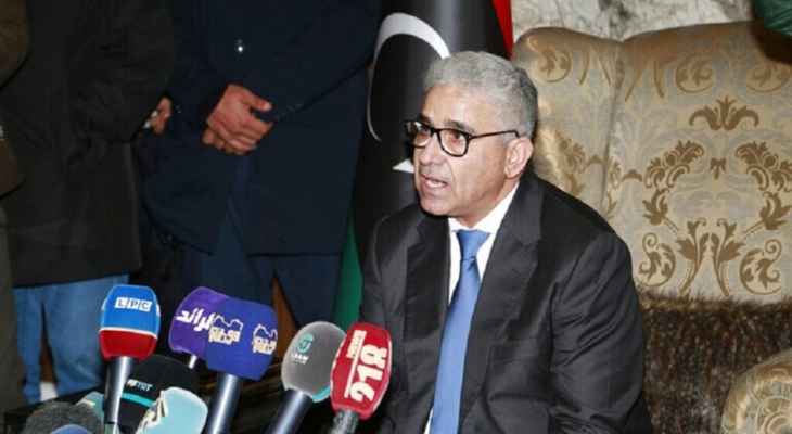 حكومة باشاغا الليبية توجه اتهامات اغلاق المجال الجوي والطريق الساحلي الى حكومة دبيبة