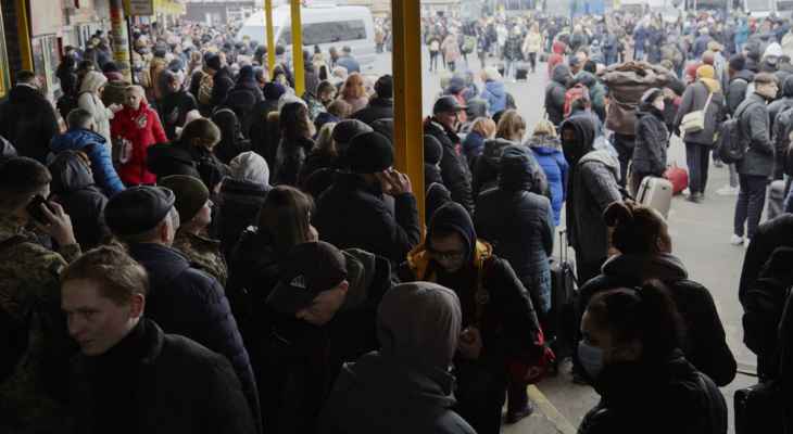 حرس الحدود الأوكراني: نحو 39 ألف شخص غادروا أوكرانيا الليلة الماضية