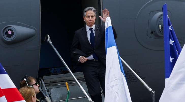 "أ.ف.ب": وصول بلينكن إلى إسرائيل لعقد محادثات مع نتانياهو يُتوقع أن يغلب عليها التوتر