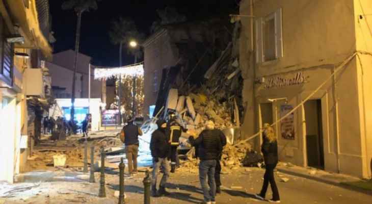 "bfmtv": إنهيار مبنى في فرنسا جراء إنفجار والبحث عن مفقودين تحت الأنقاض