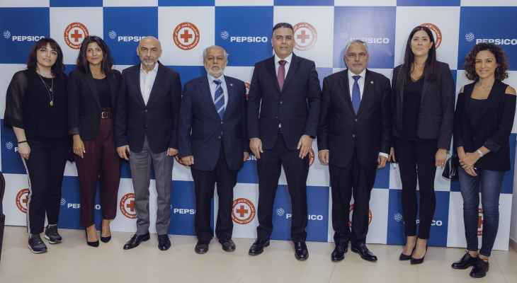 اتفاقية شراكة لمدة سنتين بين الصليب الأحمر اللبناني وشركة بيبسيكو