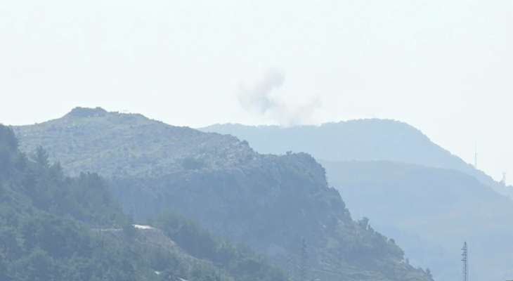 غارة إسرائيلية استهدفت مرتفعات جبل صافي في إقليم التفاح